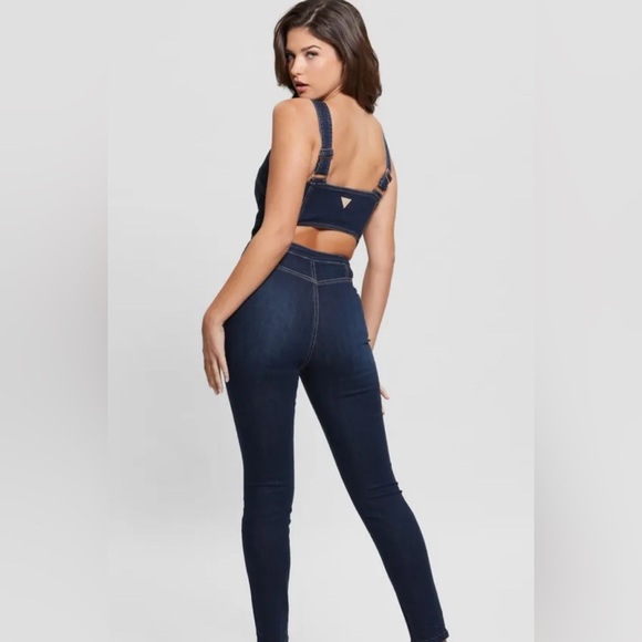 Guess Eco Reina denim jumpsuit in a size 26 - Picture 2 of 5